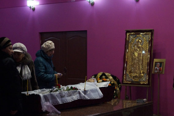 Церемония прощания с Клавдией Дмитриевной Васильевой, старейшим ветераном ВОВ, в ритуальном зале РМК